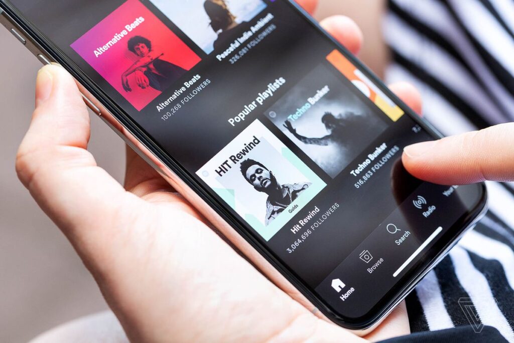 Your Playlist within the Spotify Desktop 