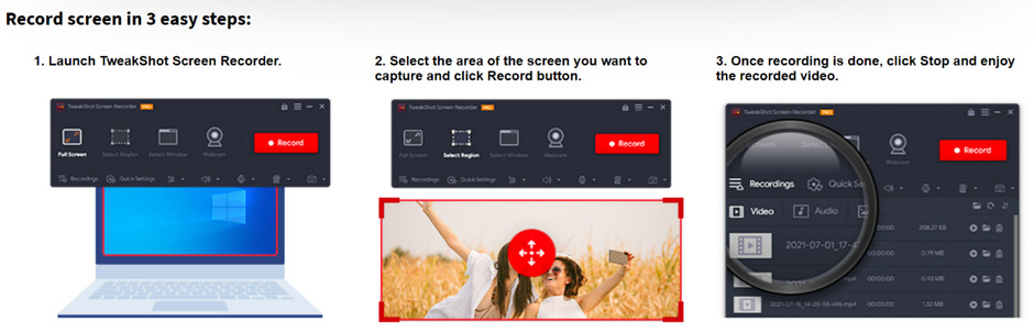 How to Use TweakShot Screen Recorder