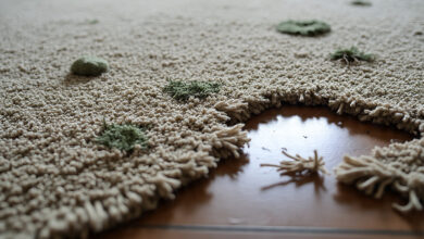 Carpet water damage